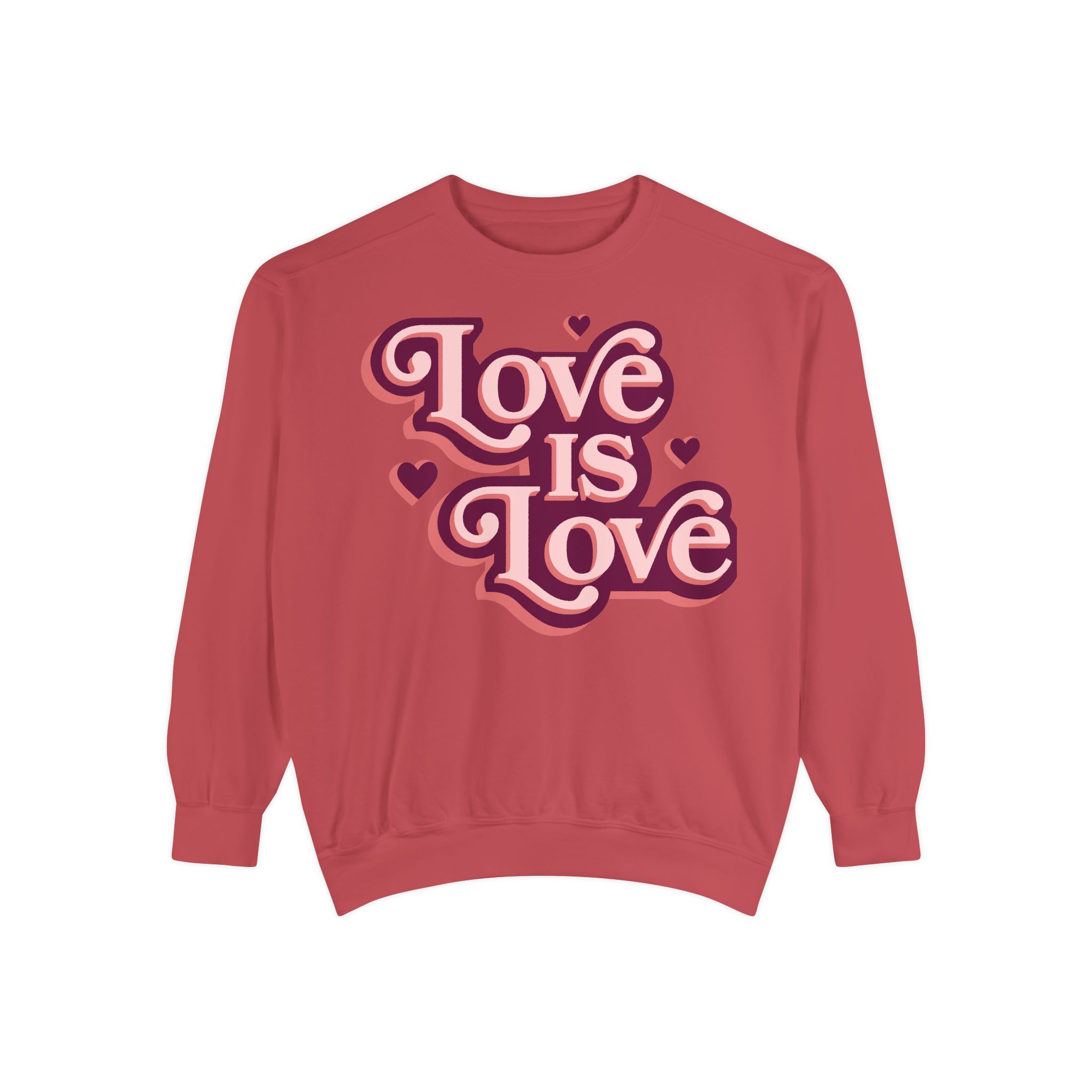 Love Is Love Sweatshirt — Retro Script Pride Pullover - Image 13