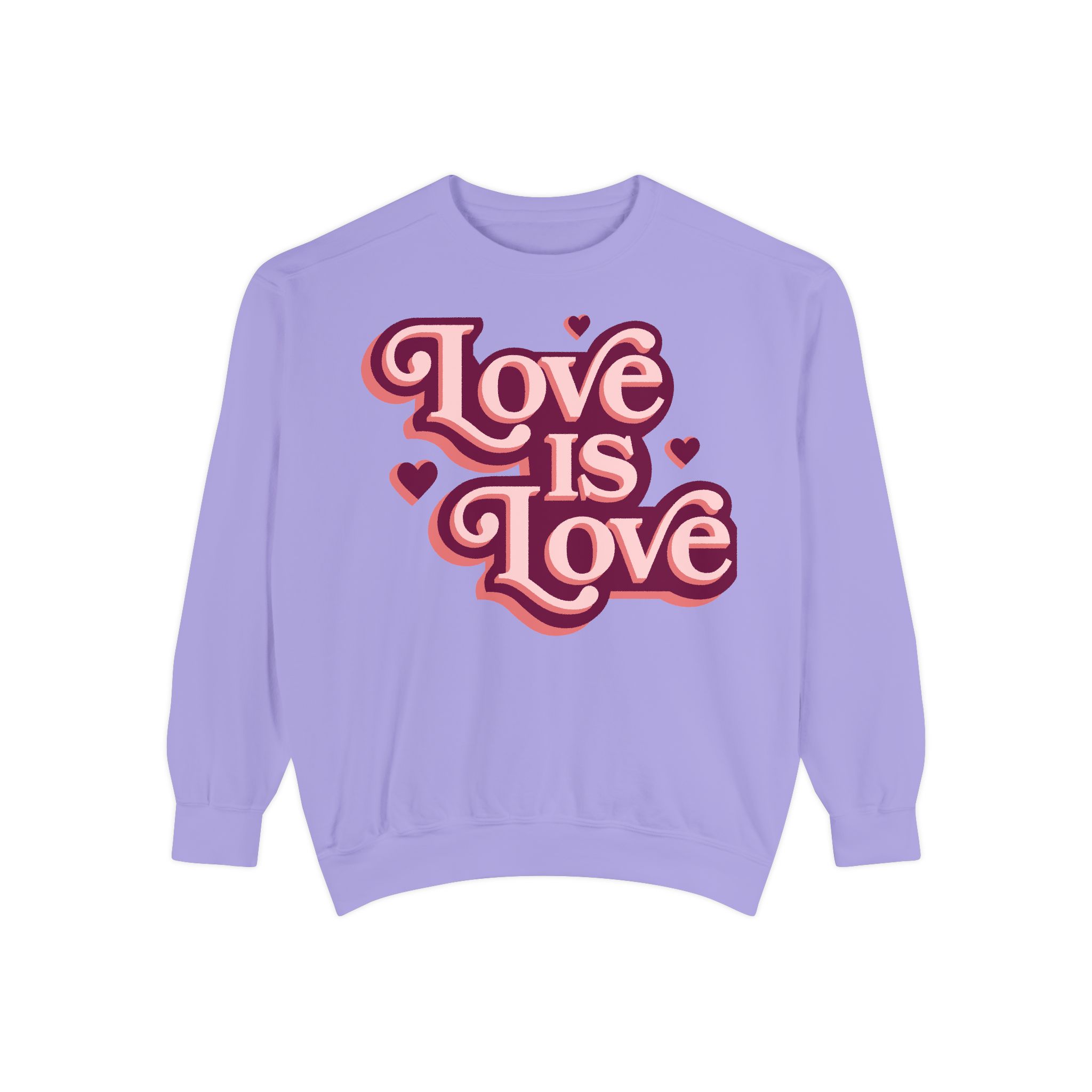 Love Is Love Sweatshirt — Retro Script Pride Pullover - Image 10