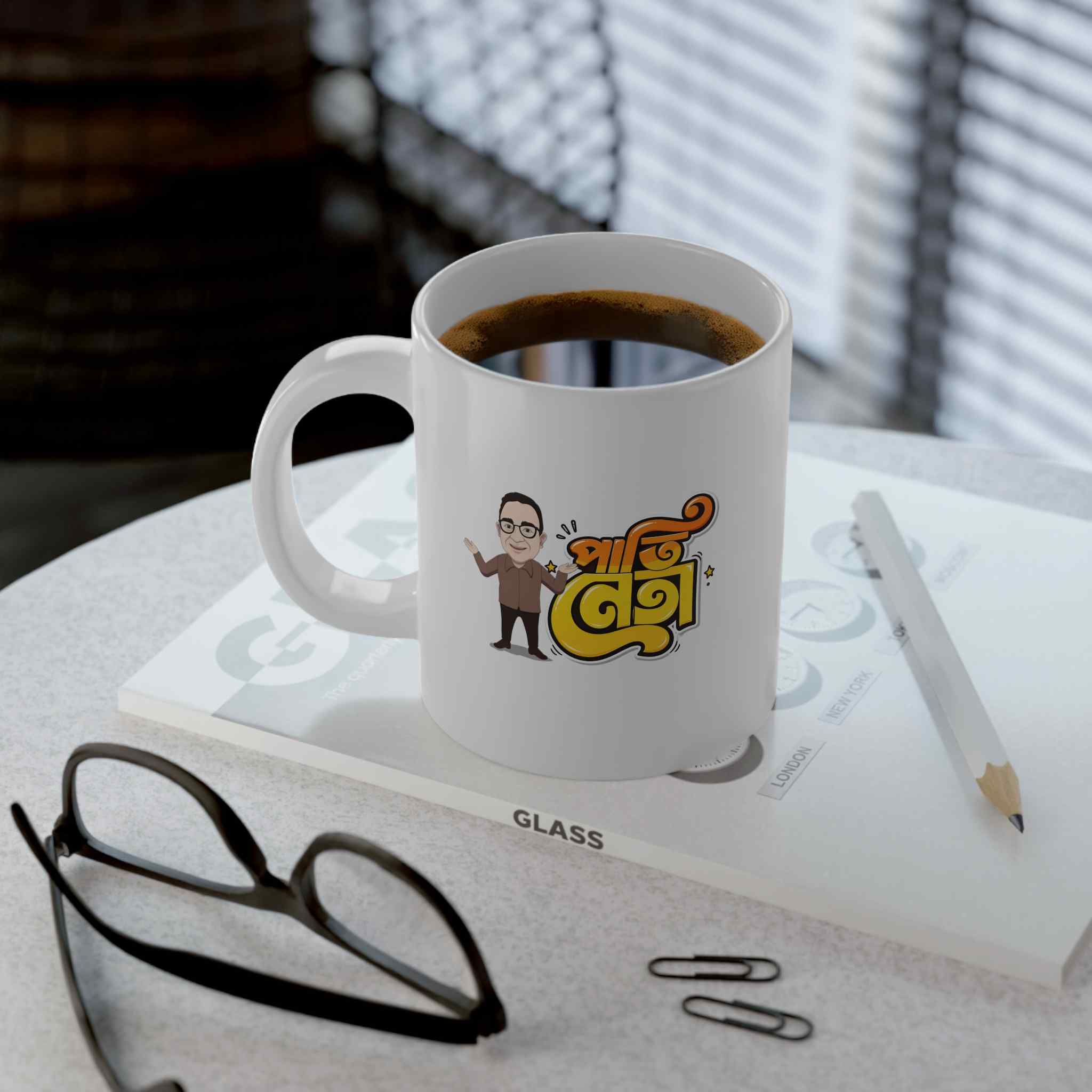20oz Jumbo Mug —pati neta Cute Cartoon Illustration - Image 4