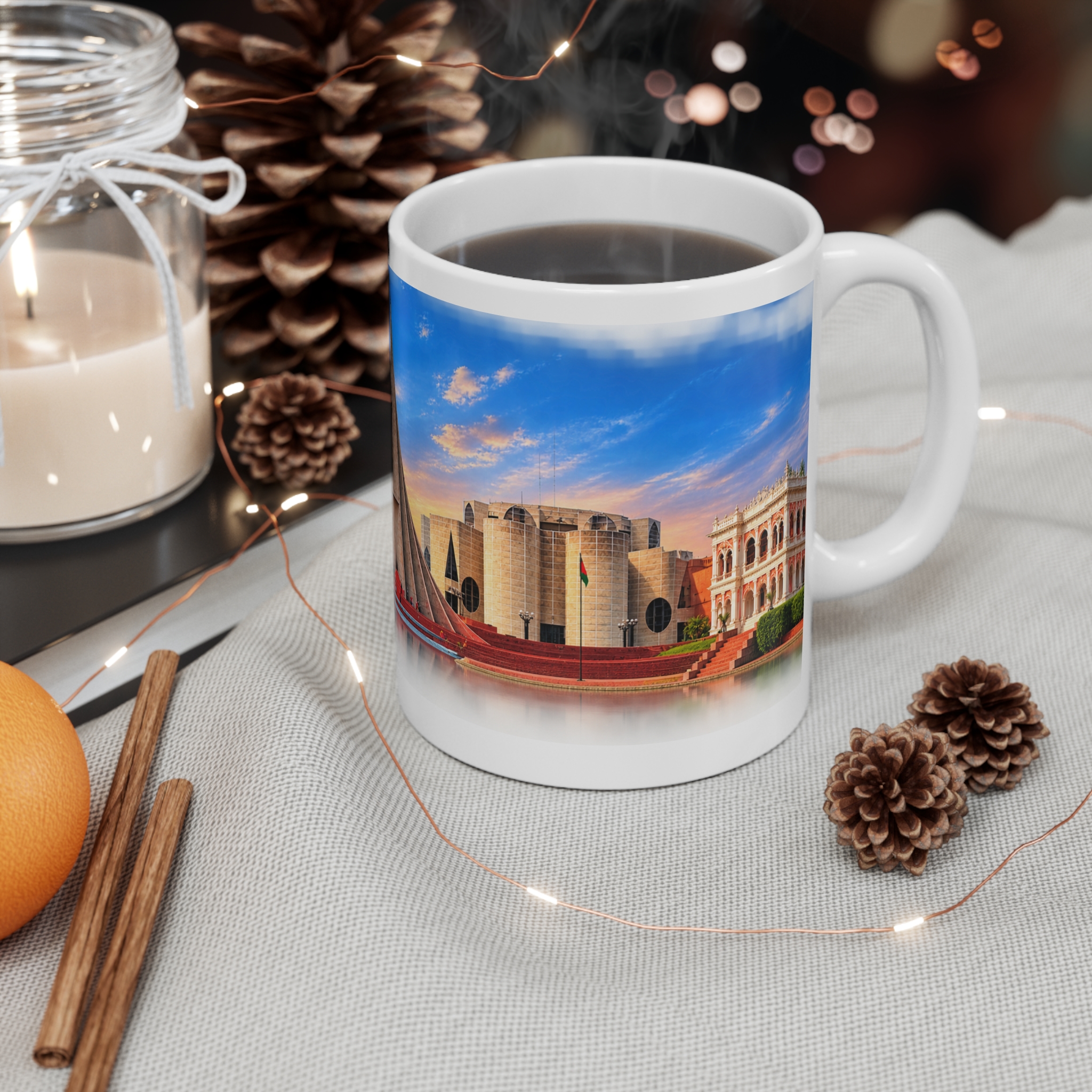 11oz Mug — Bangladesh Landmark Panorama: National Memorial Mug - Image 5