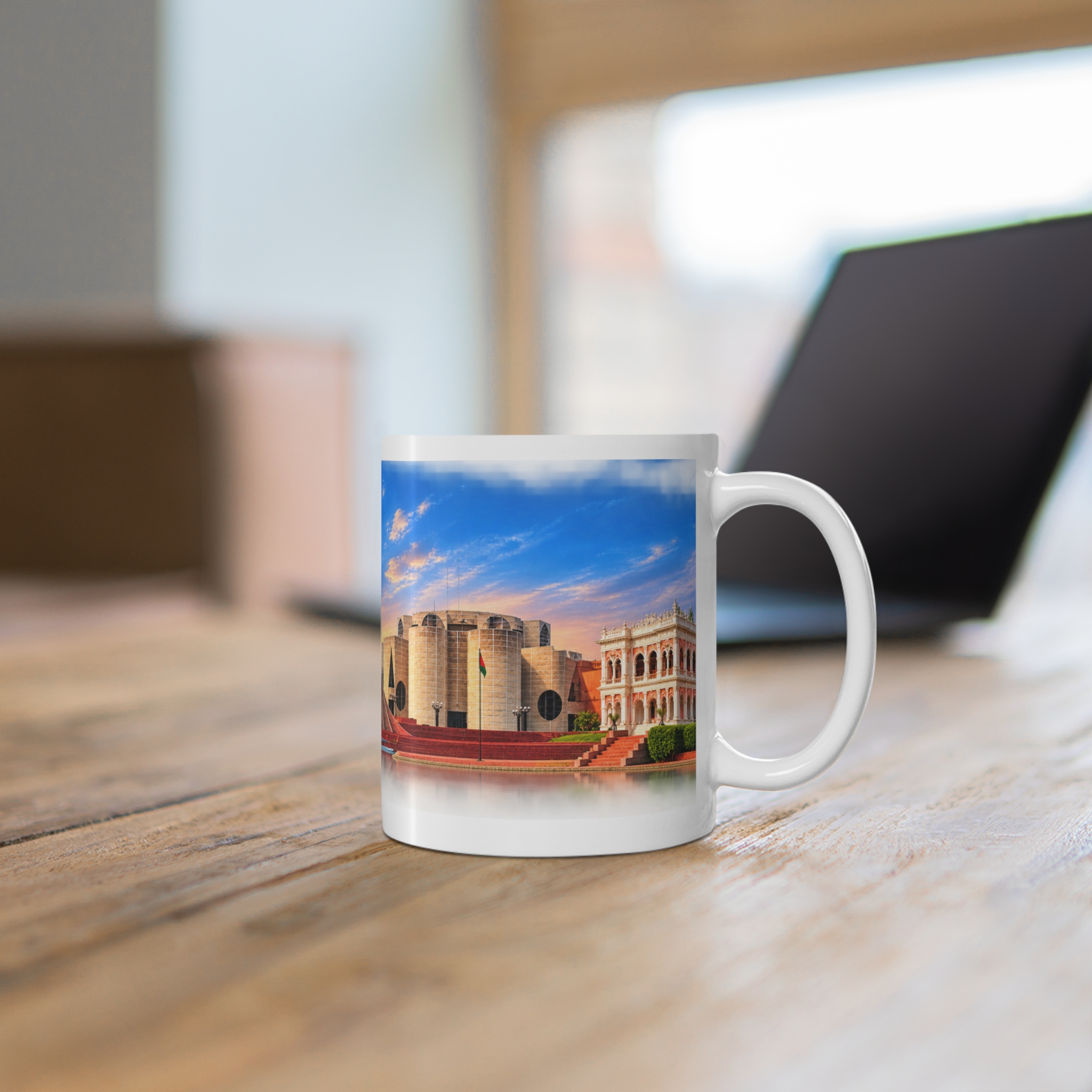 11oz Mug — Bangladesh Landmark Panorama: National Memorial Mug - Image 6