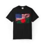 USA × Bangladesh Flag T-Shirt
