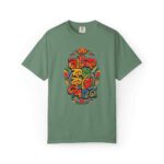 Bengali Folk Art T-Shirt — Natok Kom Koro Bangla Calligraphy Design