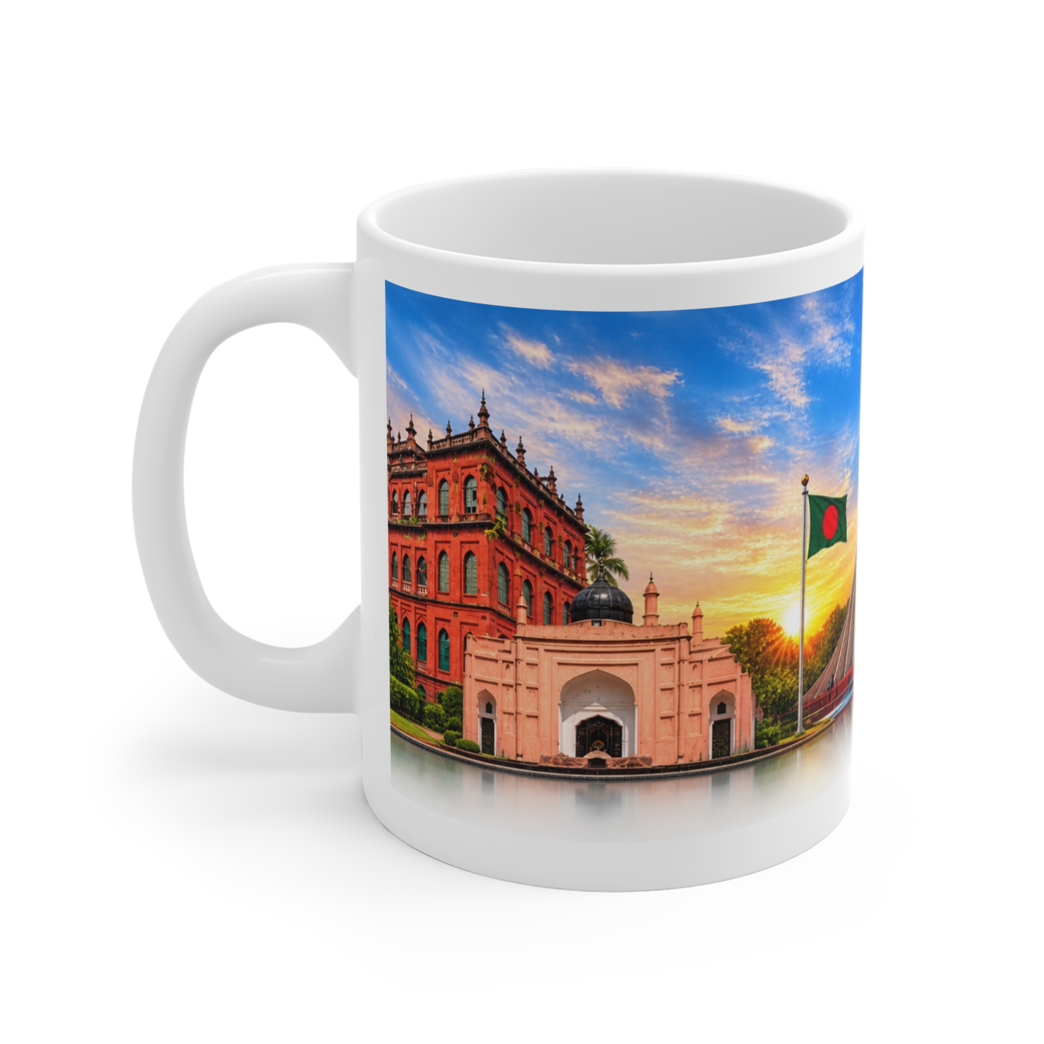 11oz Mug — Bangladesh Landmark Panorama: National Memorial Mug - Image 3