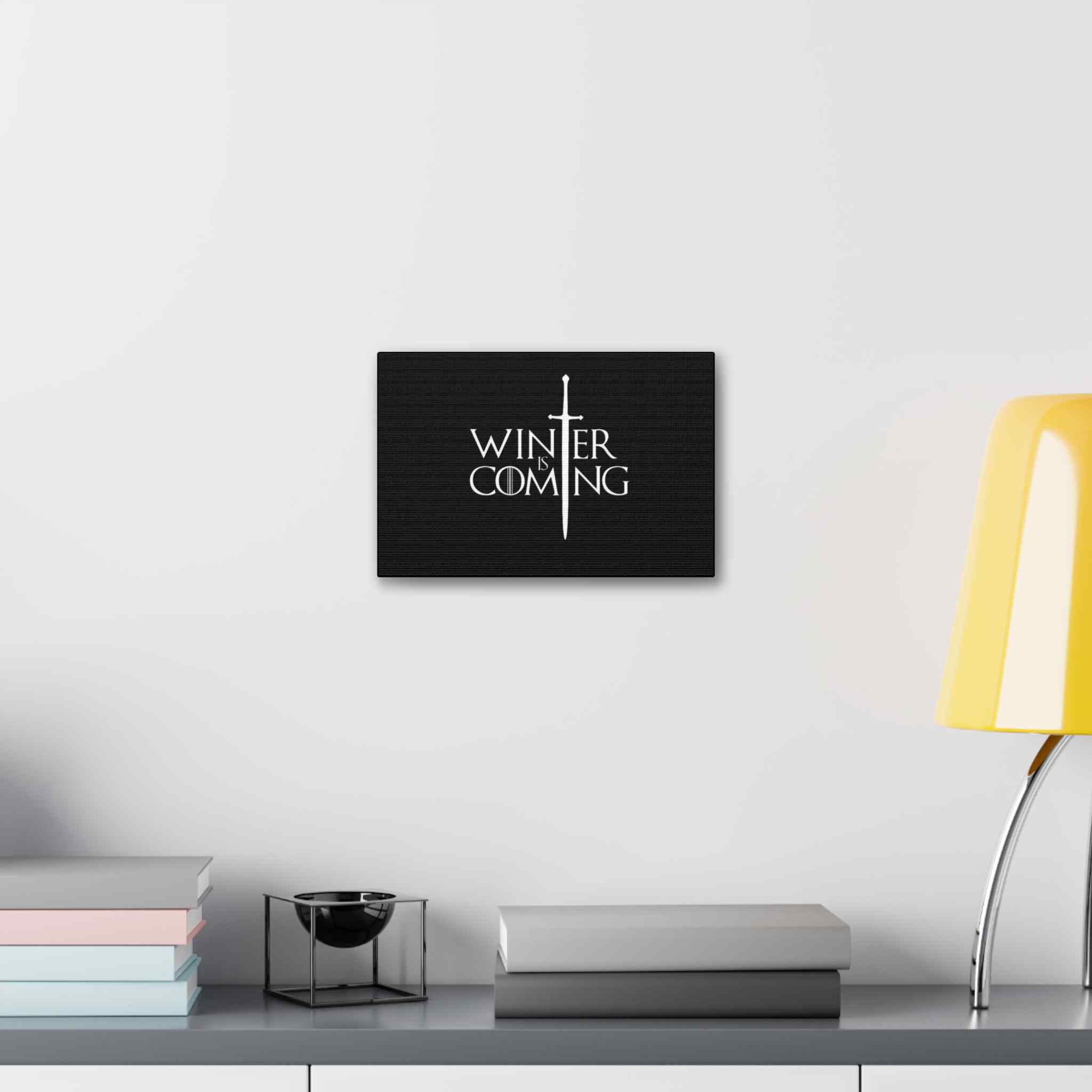 Winter Is Coming Sword Canvas Wall Art - Image 2
