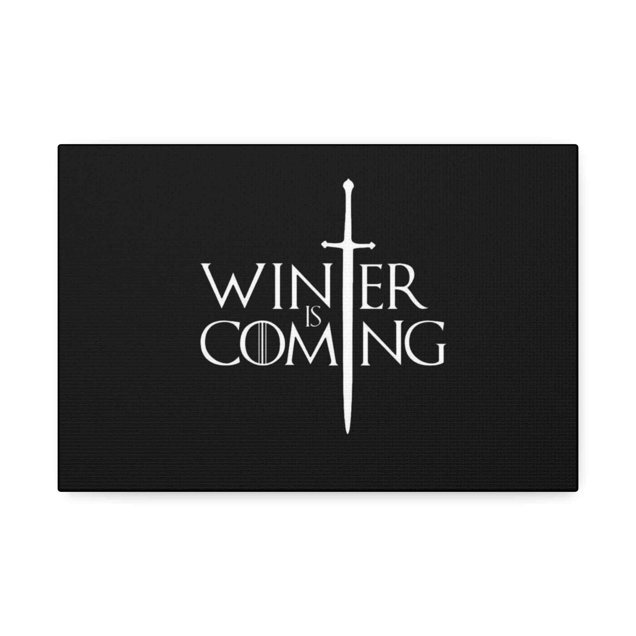 Winter Is Coming Sword Canvas Wall Art - Image 4