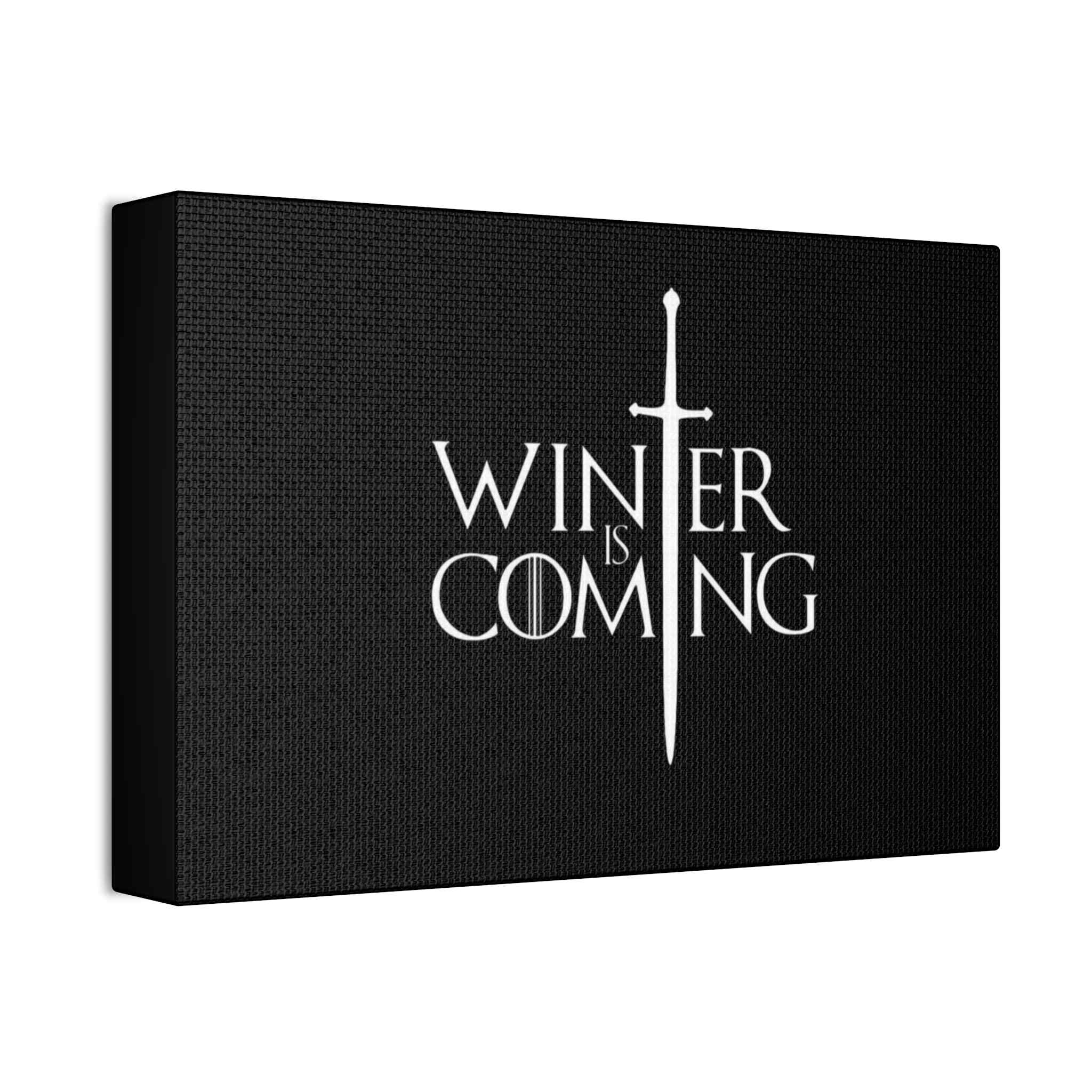 Winter Is Coming Sword Canvas Wall Art